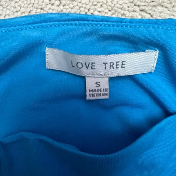 Elegant Blue Spaghetti Strap Dress - Picture 2 of 2